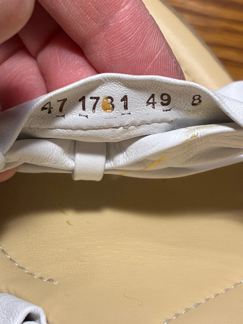 Y2K Vintage Cathy Jean Brazil Platform Wedge Slides White Leather Size 8